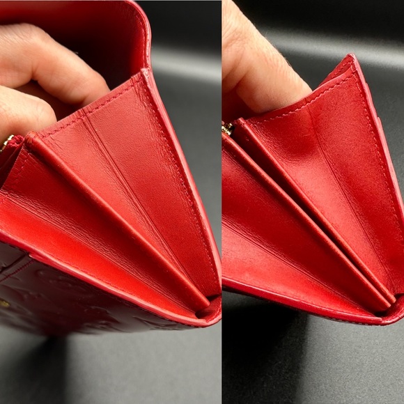 🚫SOLD🚫❤️Authenticated Louis Vuitton Vernis Porte Feuille Sarah Long Wallet ❤️ - Picture 7 of 16